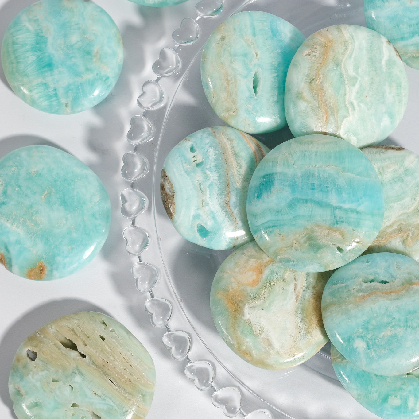 Blue Aragonite Flatstone