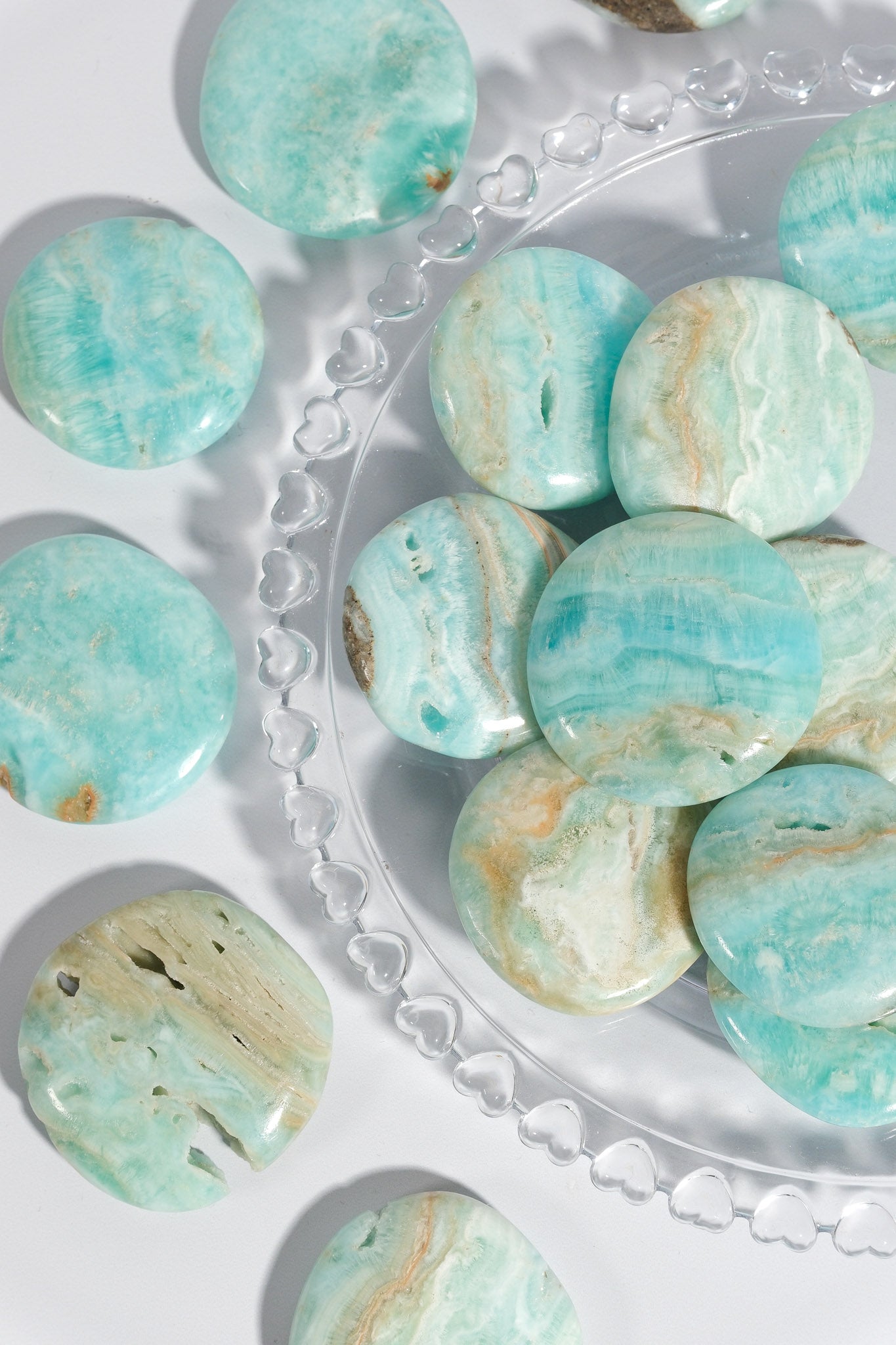 Blue Aragonite Flatstone