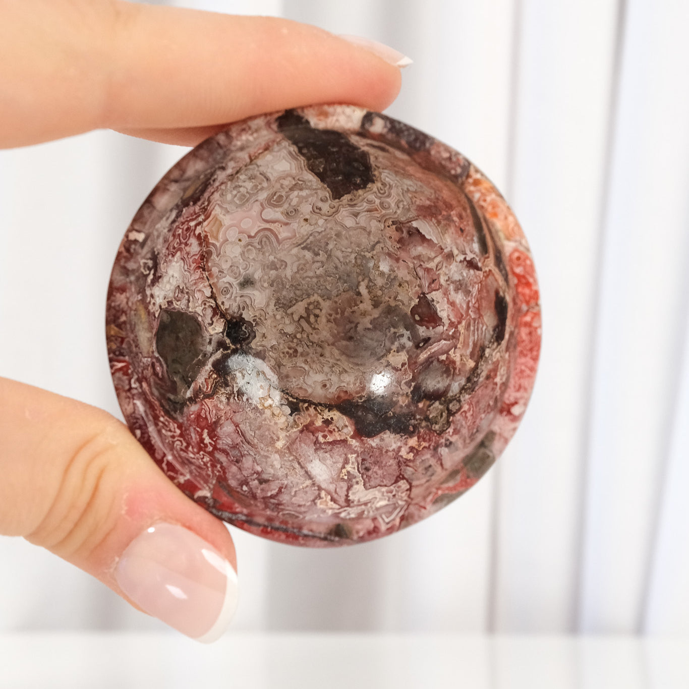 Mexican Crazy Lace Agate Bowl