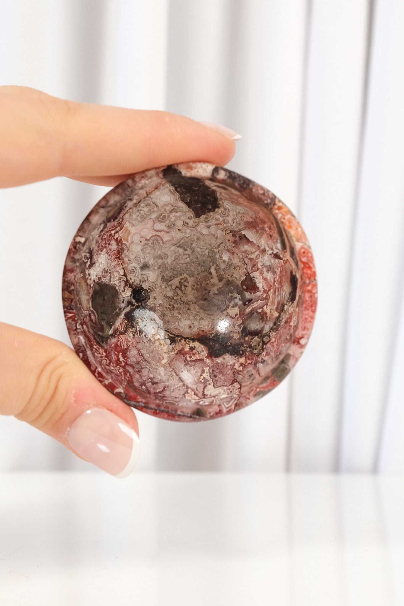 Mexican Crazy Lace Agate Bowl