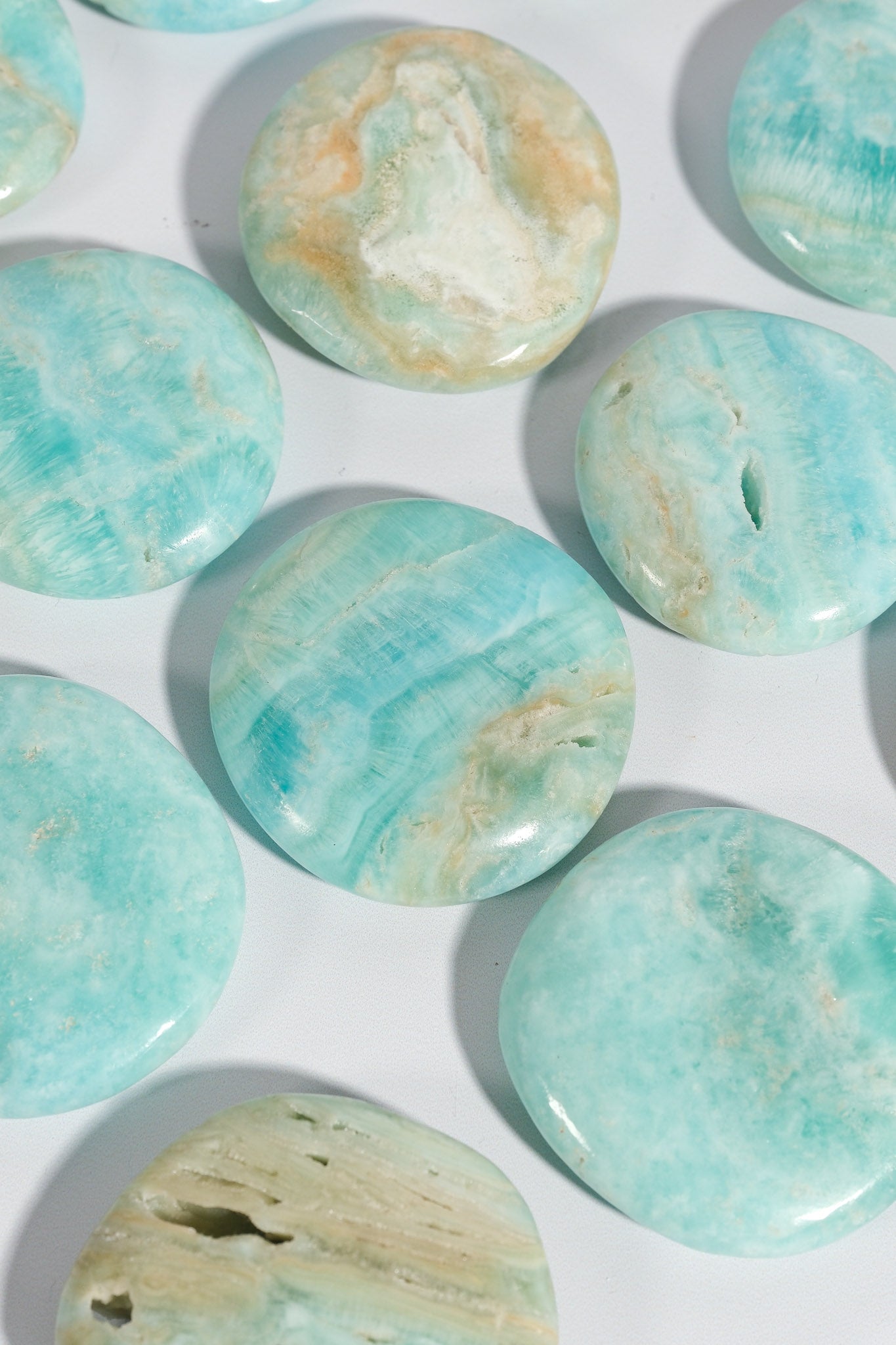 Blue Aragonite Flatstone