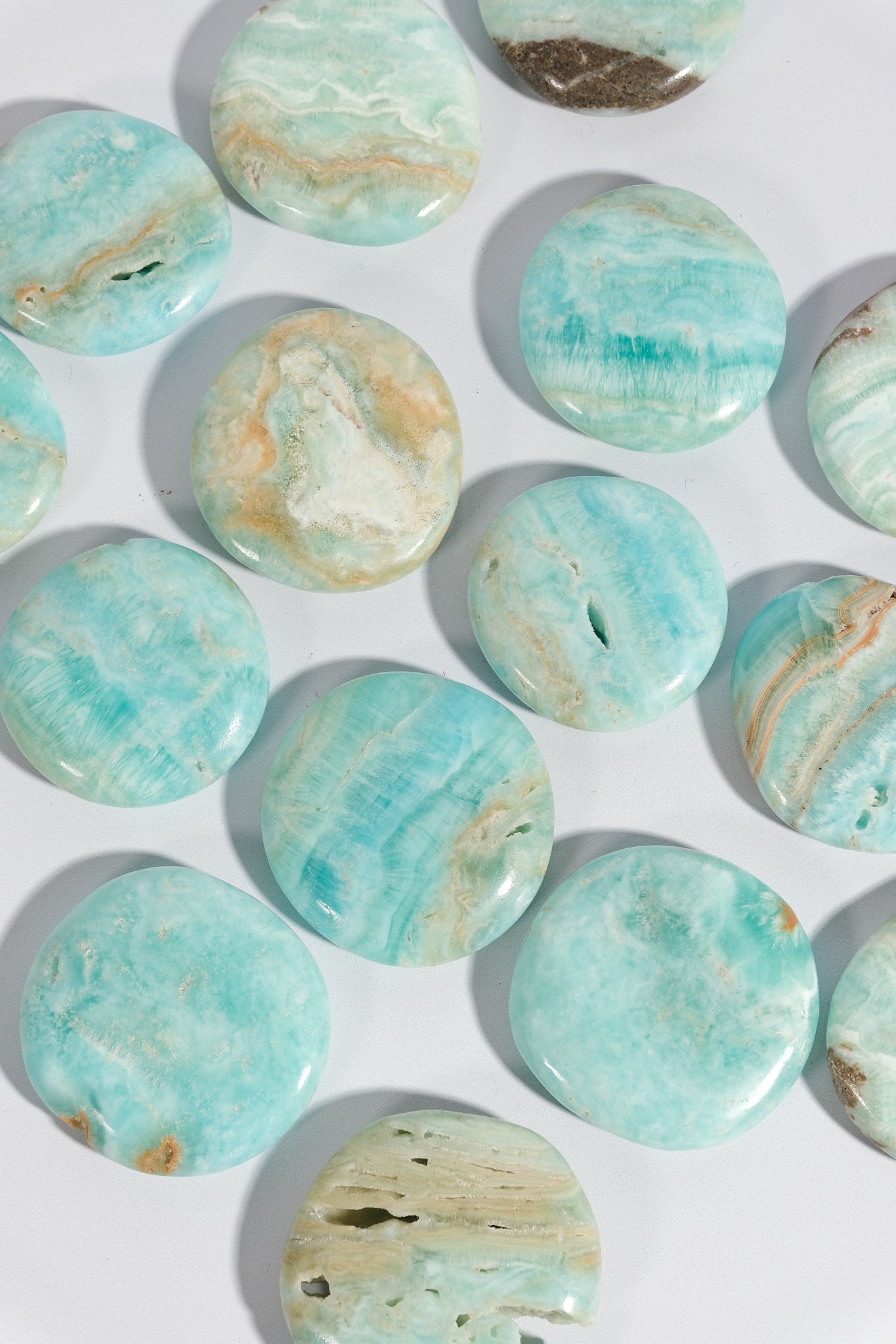 Blue Aragonite Flatstone