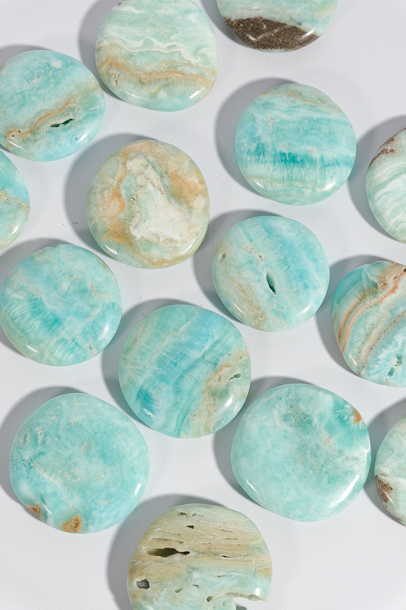 Blue Aragonite Flatstone