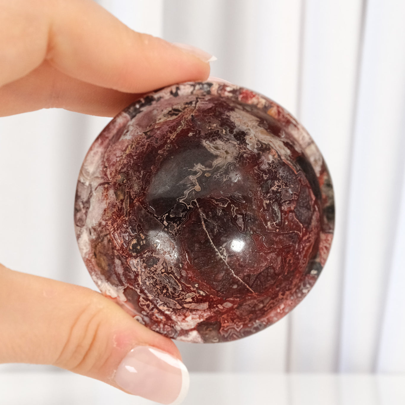 Mexican Crazy Lace Agate Bowl