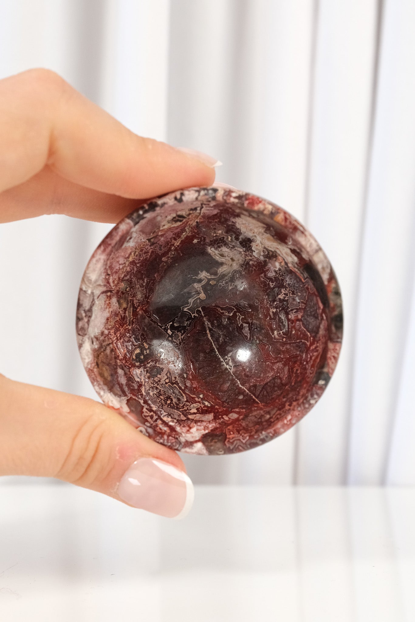 Mexican Crazy Lace Agate Bowl