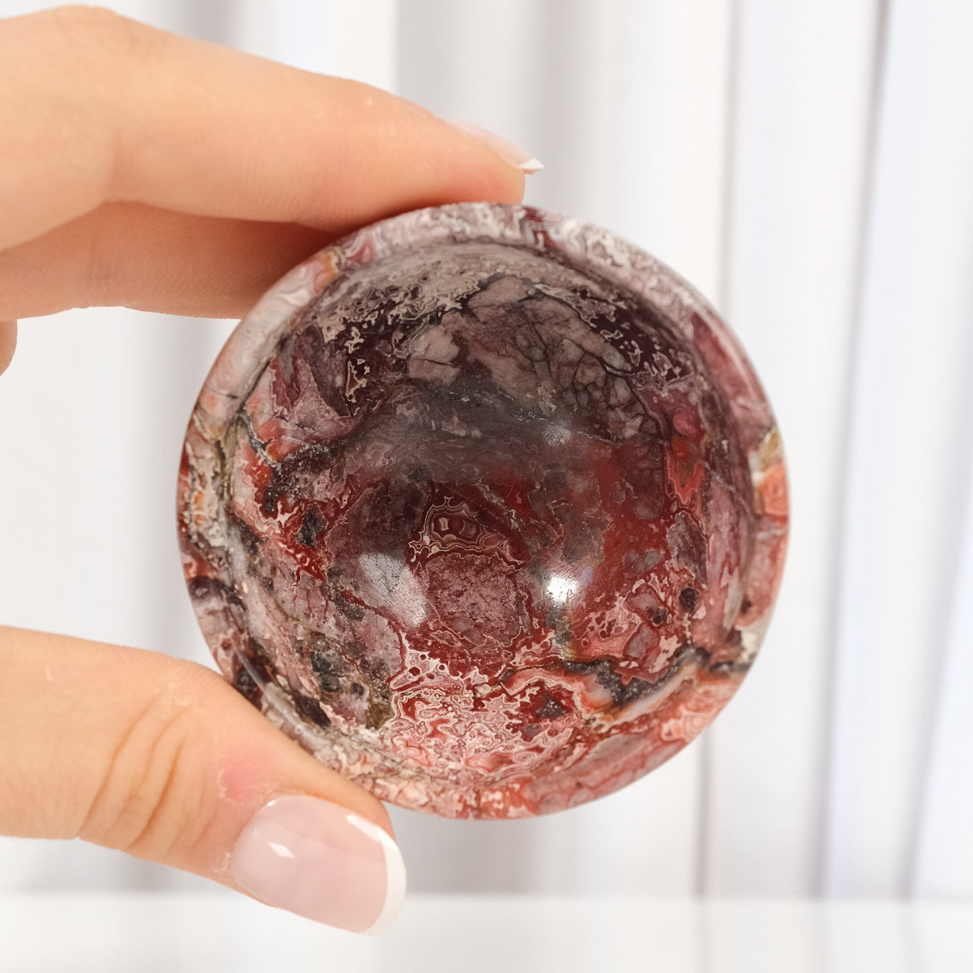 Mexican Crazy Lace Agate Bowl