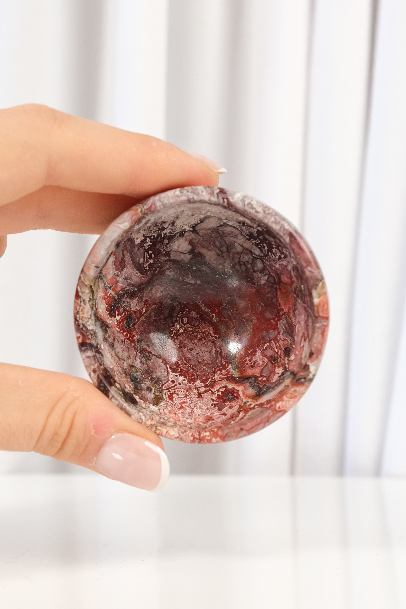 Mexican Crazy Lace Agate Bowl