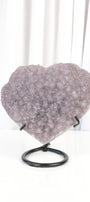 Amethyst Heart on Stand