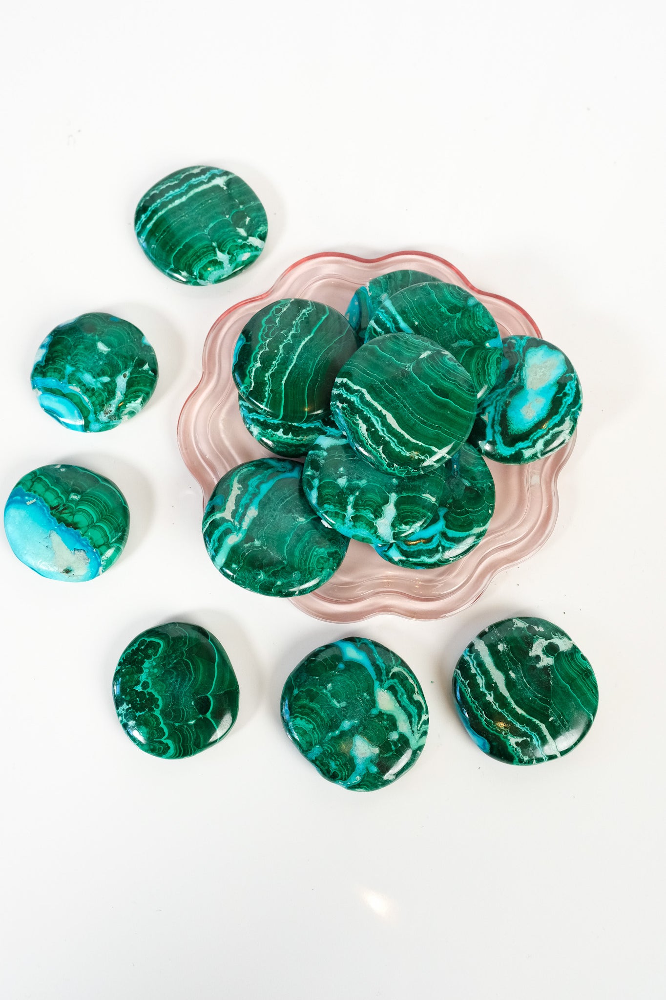 Malachite & Chrysocolla Flatstone