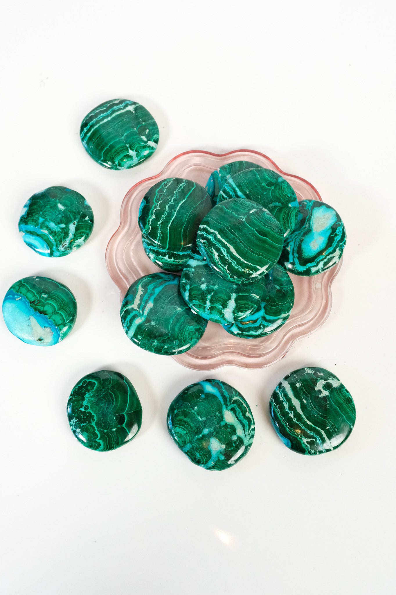 Malachite & Chrysocolla Flatstone