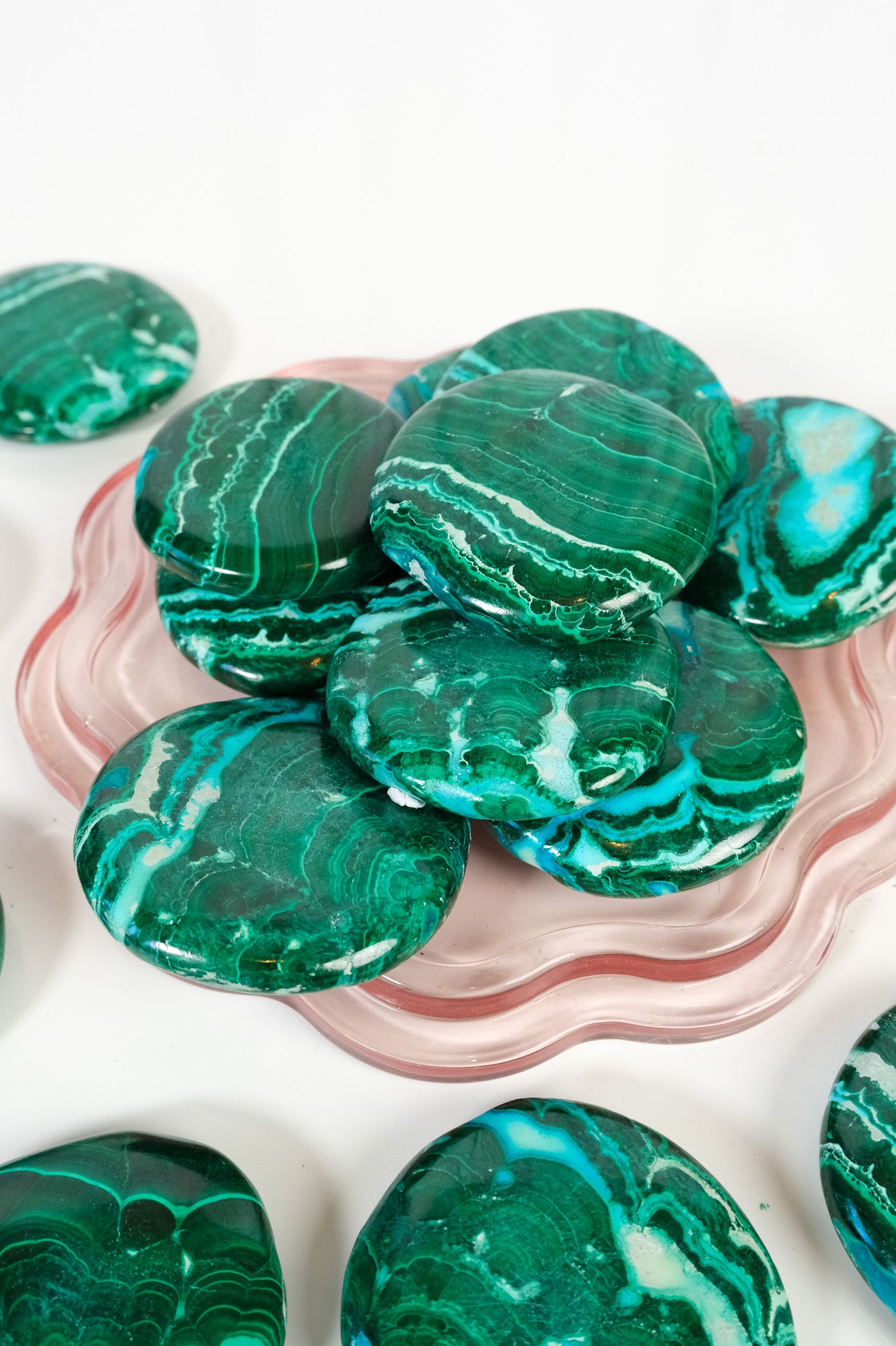 Malachite & Chrysocolla Flatstone