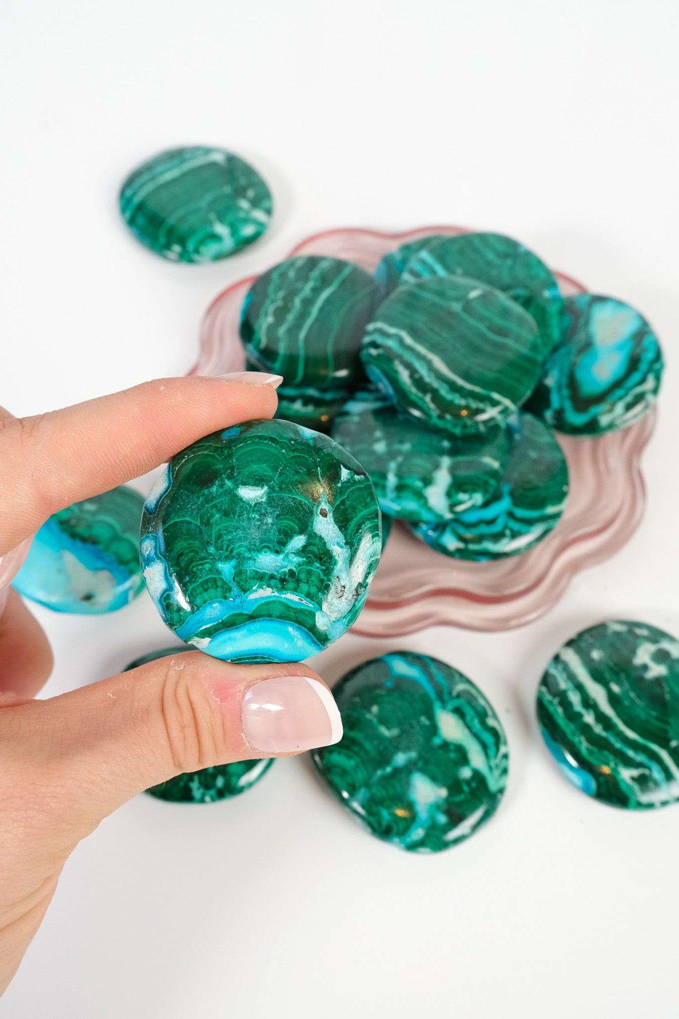 Malachite & Chrysocolla Flatstone