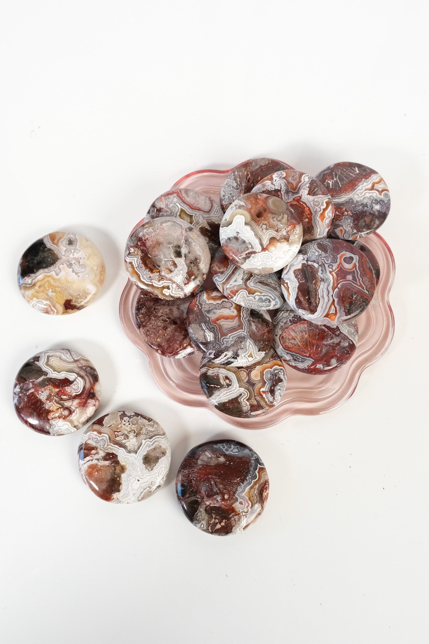 Mexican Crazy Lace Agate Flatstone