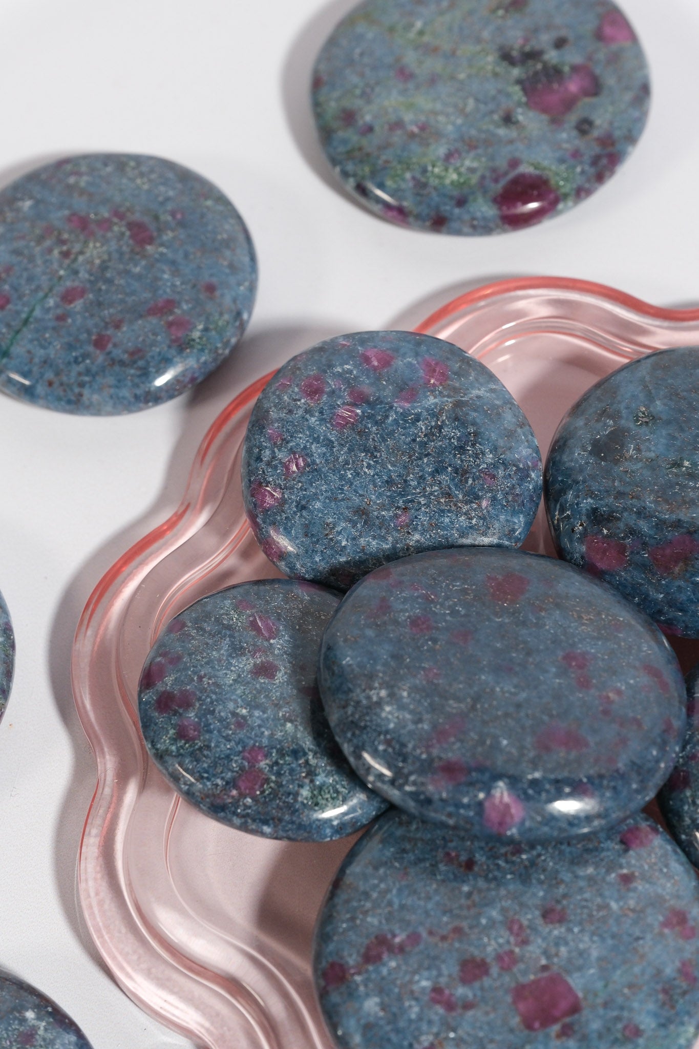 Ruby Kyanite Flatstone