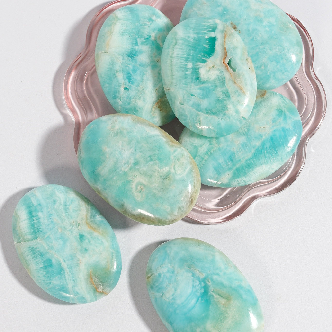 Blue Calcite Palmstone