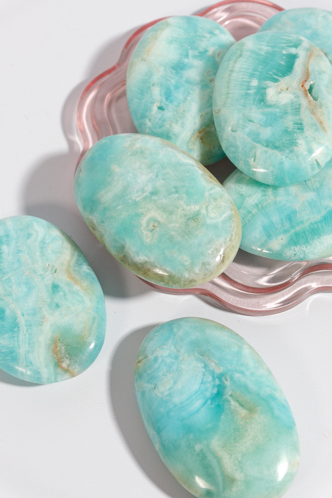 Blue Calcite Palmstone