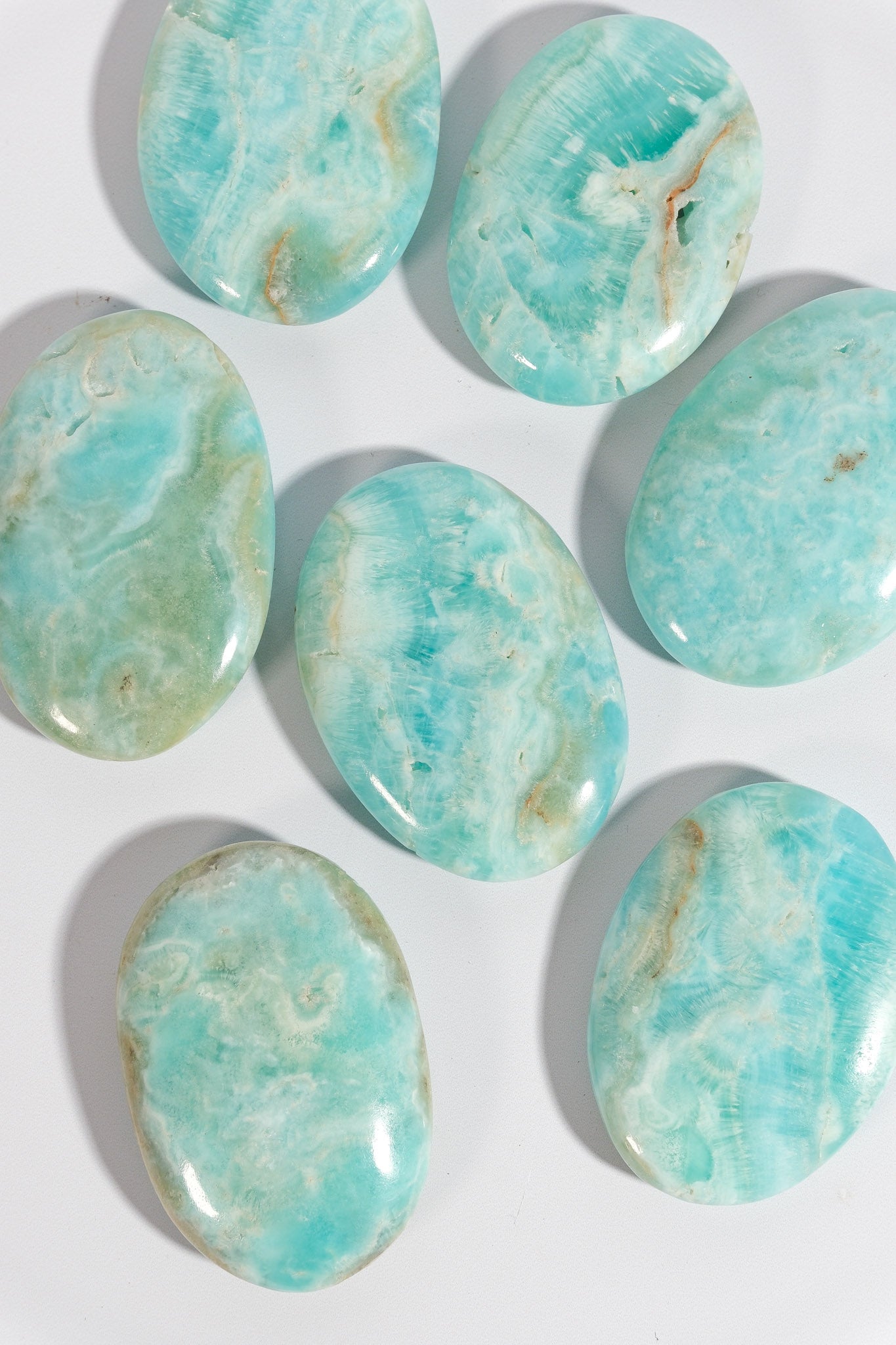 Blue Calcite Palmstone