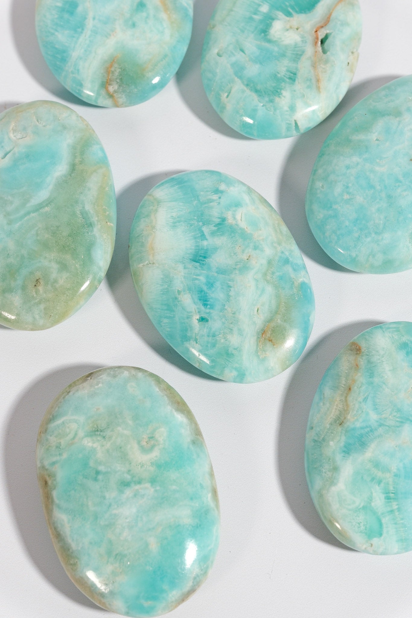 Blue Calcite Palmstone