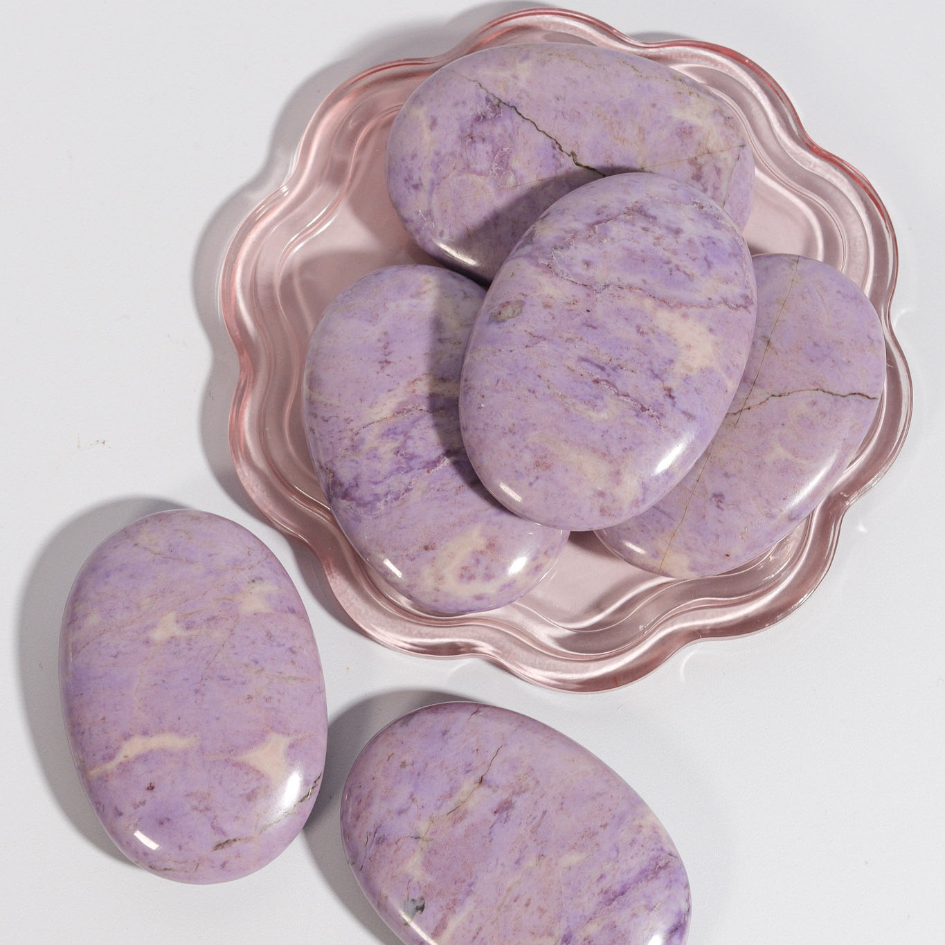 Purple Jade Palmstone