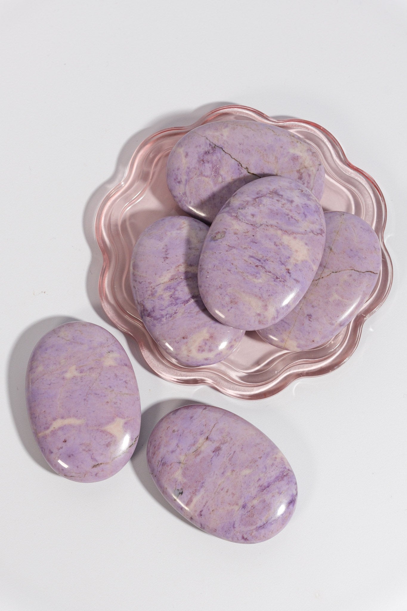 Purple Jade Palmstone
