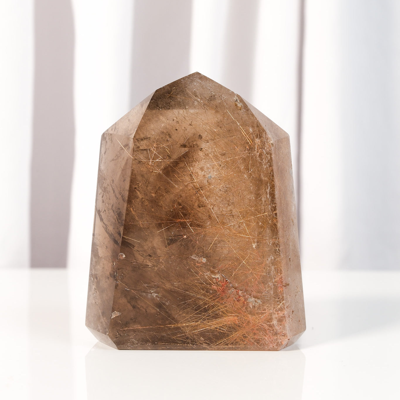 Mixed Rutile Smoky Quartz Freeform
