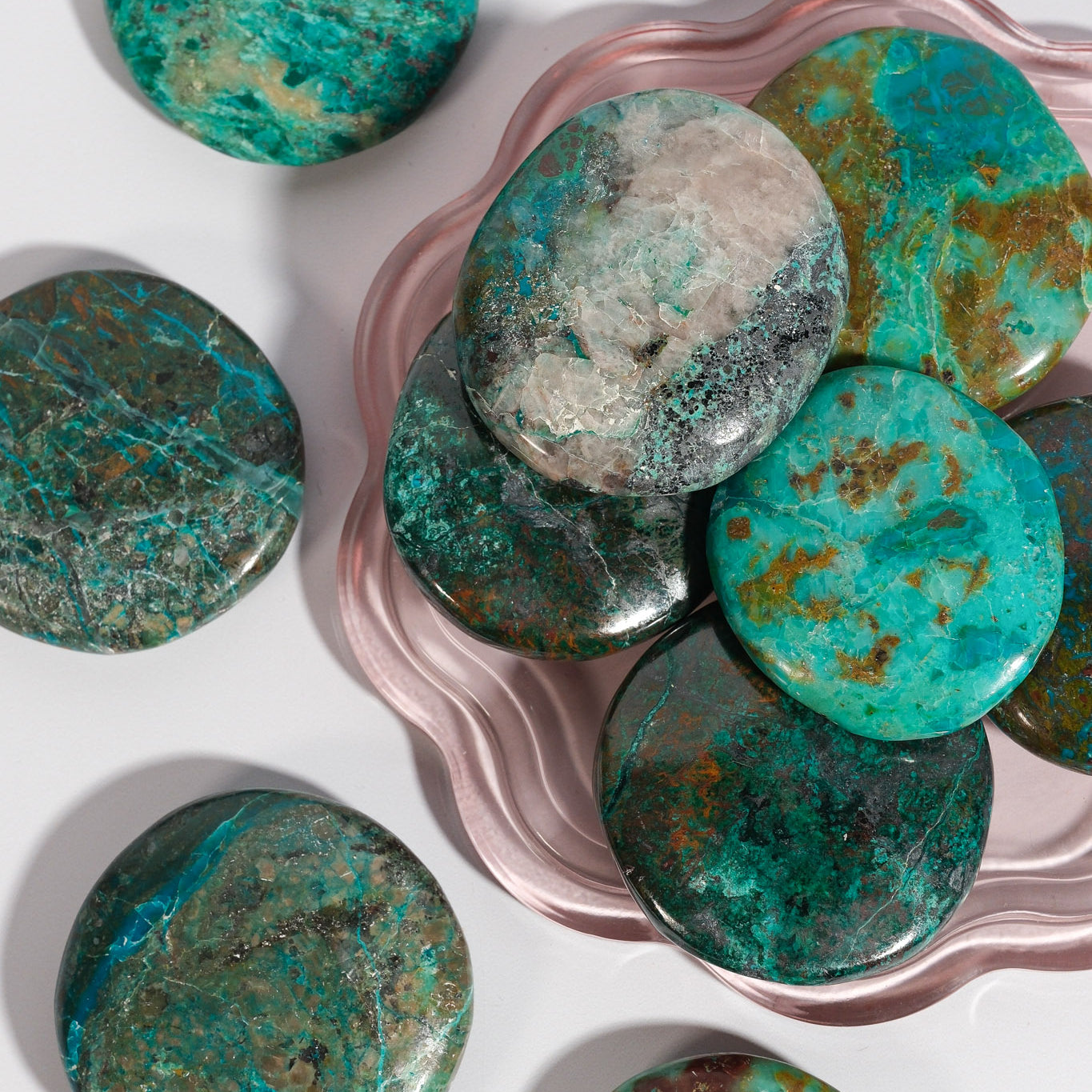 Chrysocolla Flatstone