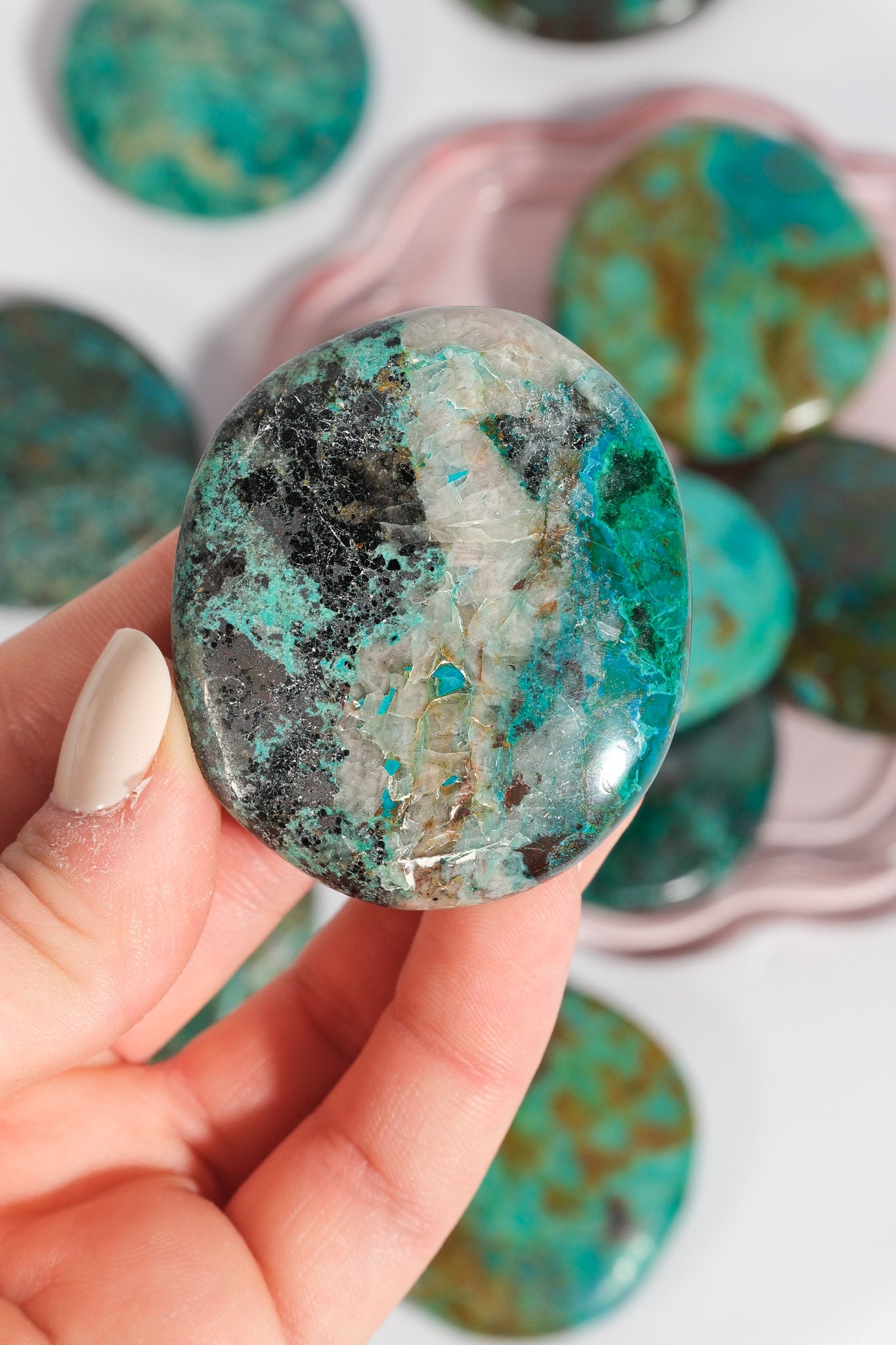 Chrysocolla Flatstone
