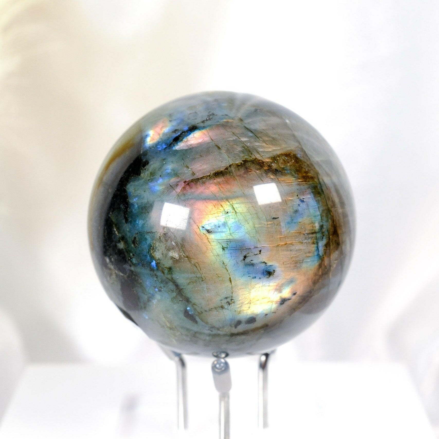 Labradorite Sphere Healing Crystal.