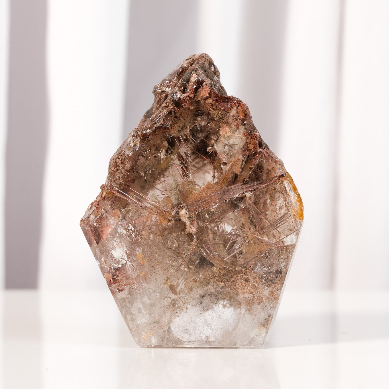 Copper Rutile Garden Quartz Freeform