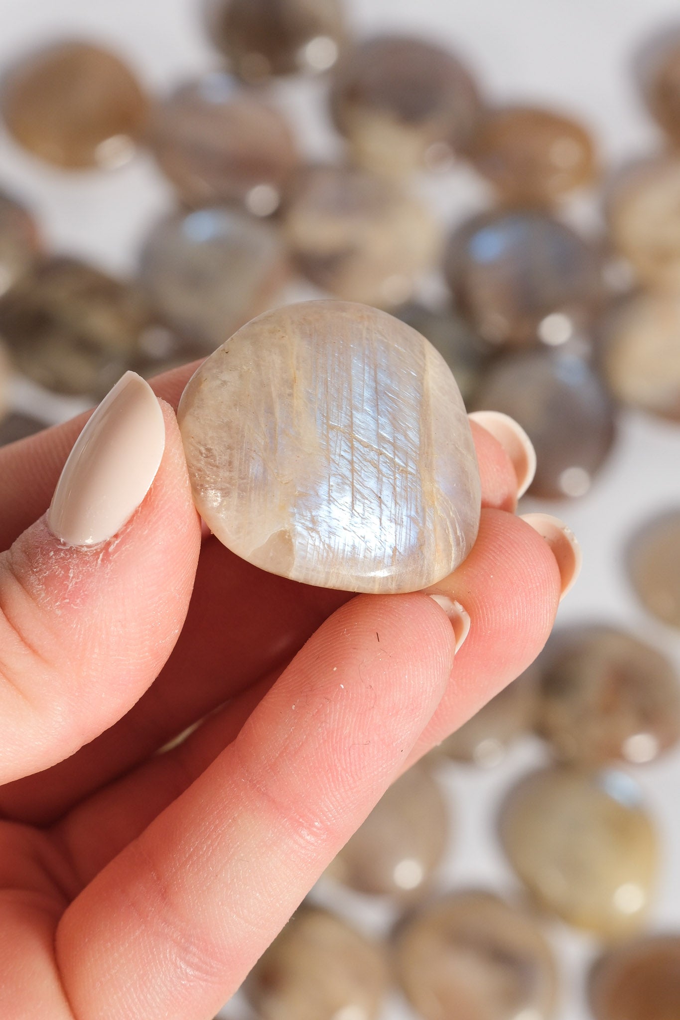 Sunstone Moonstone Mini Flatstone