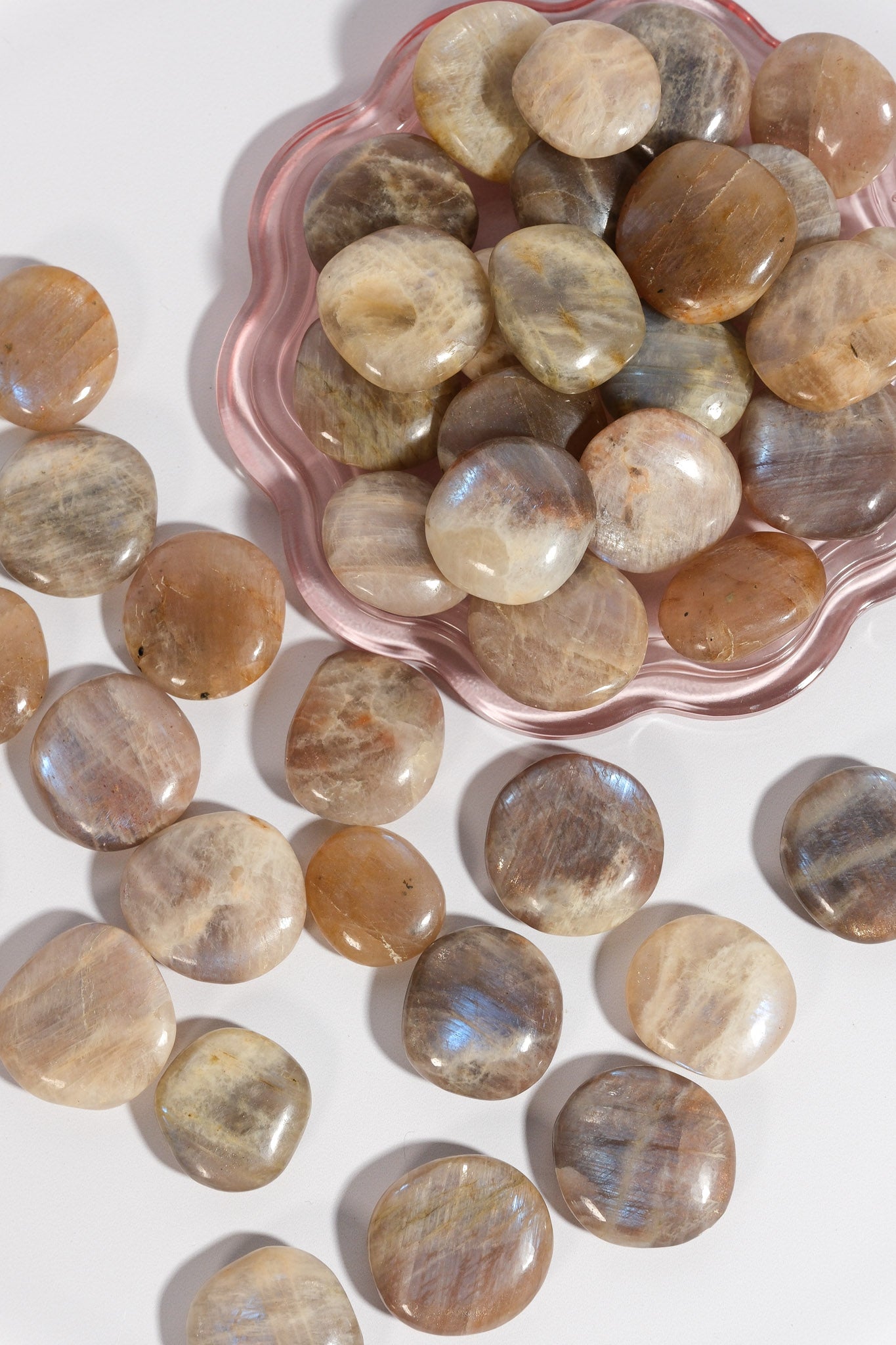 Sunstone Moonstone Mini Flatstone