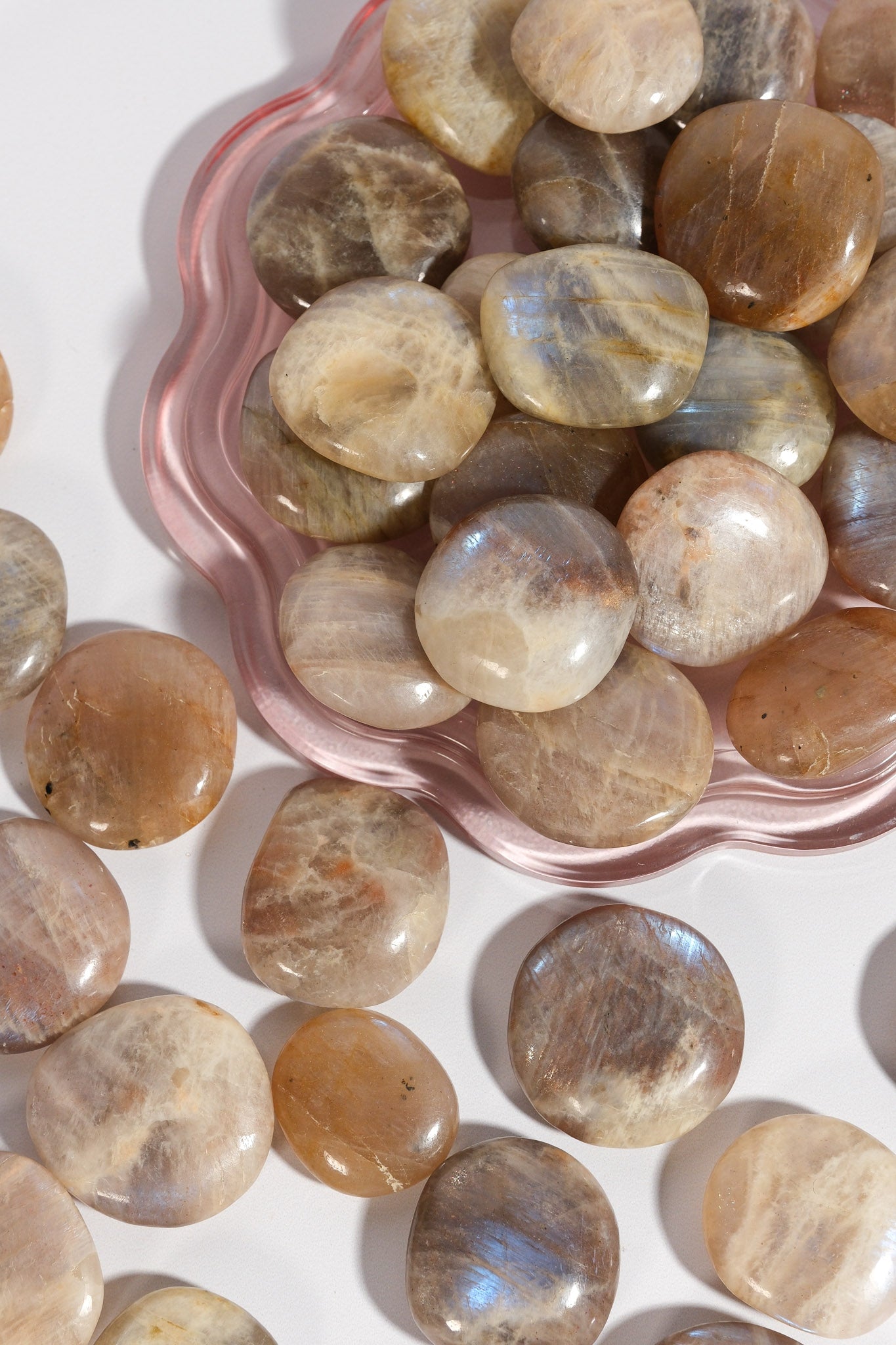 Sunstone Moonstone Mini Flatstone