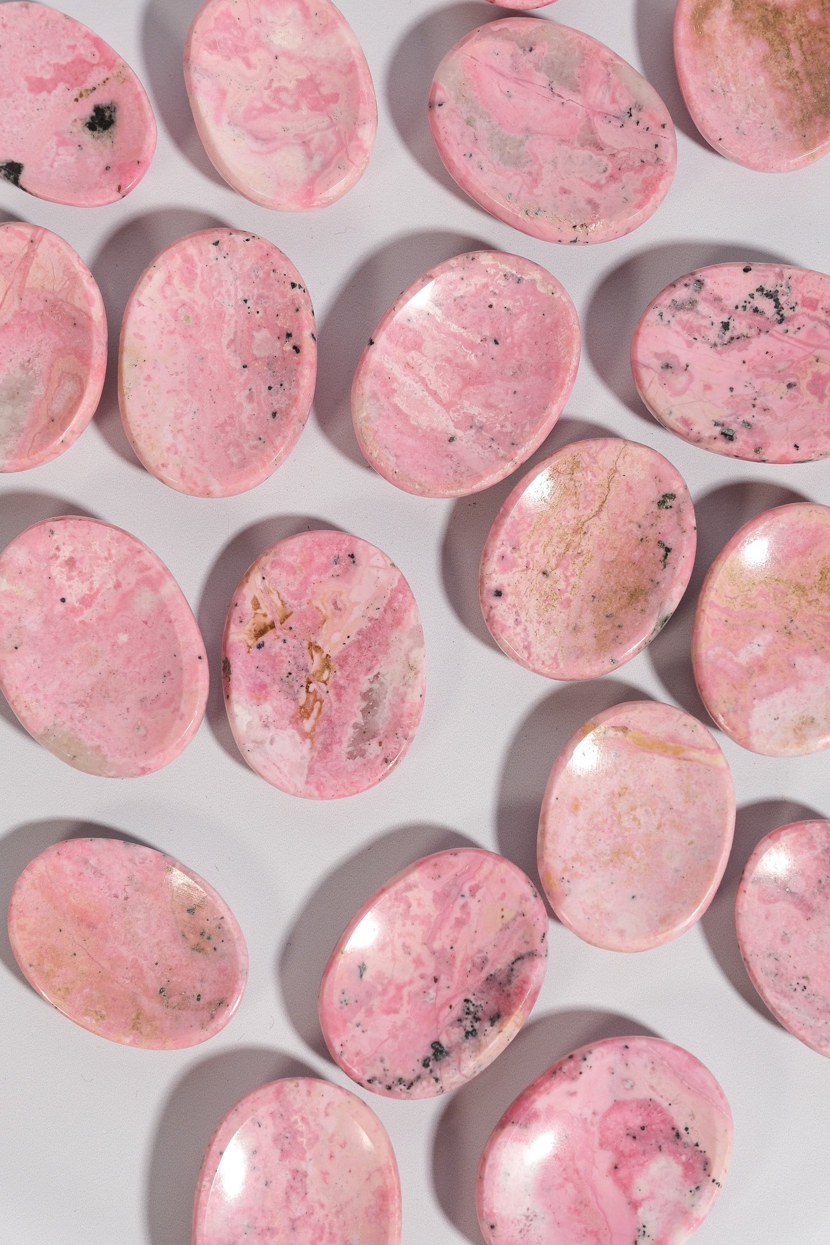 Rhodonite Worry Stone