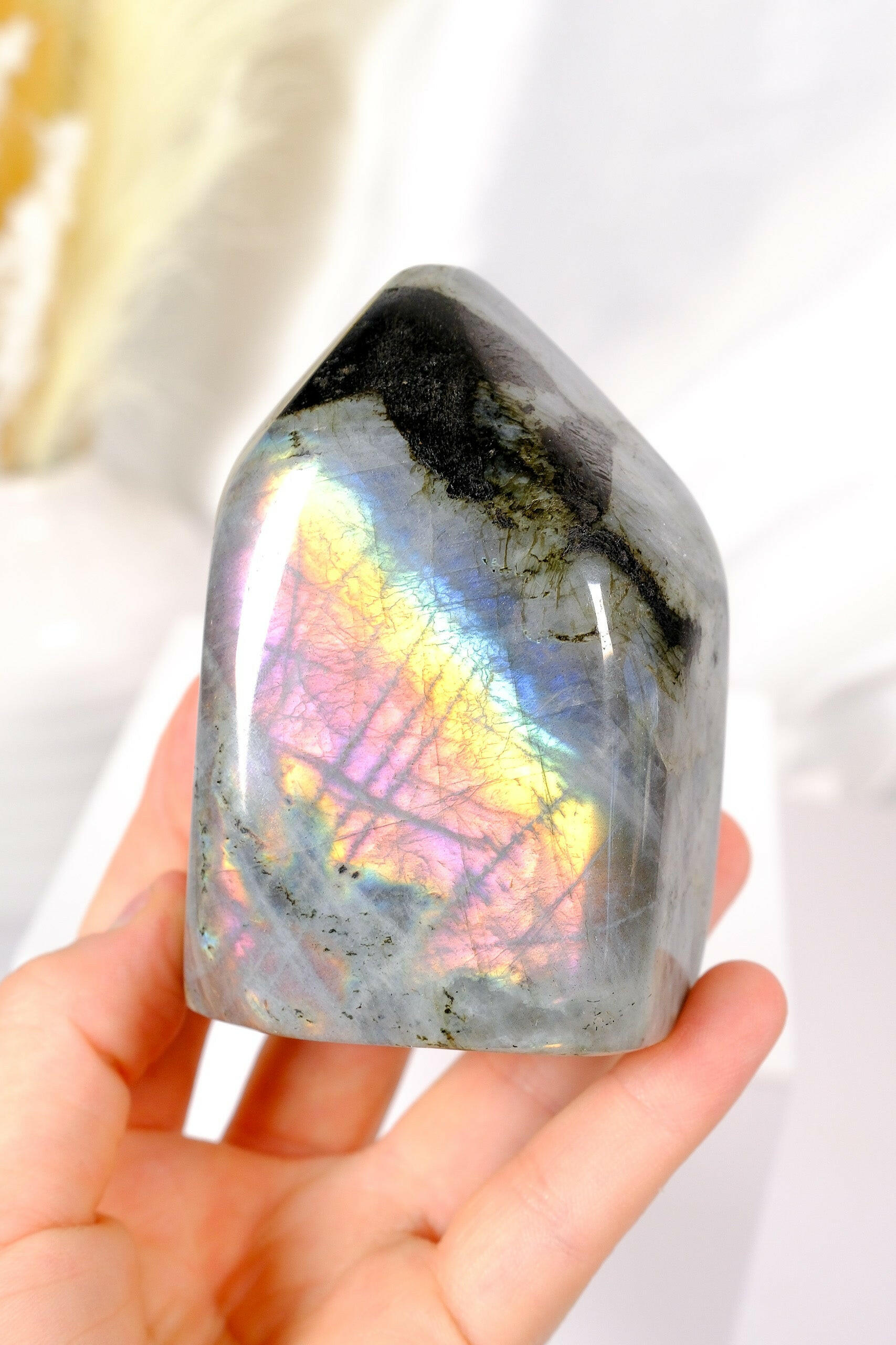 Labradorite Freeform Healing Crystal.