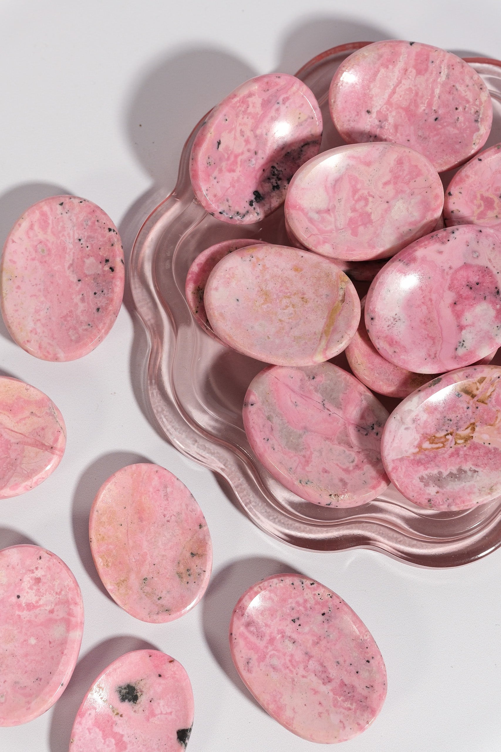 Rhodonite Worry Stone