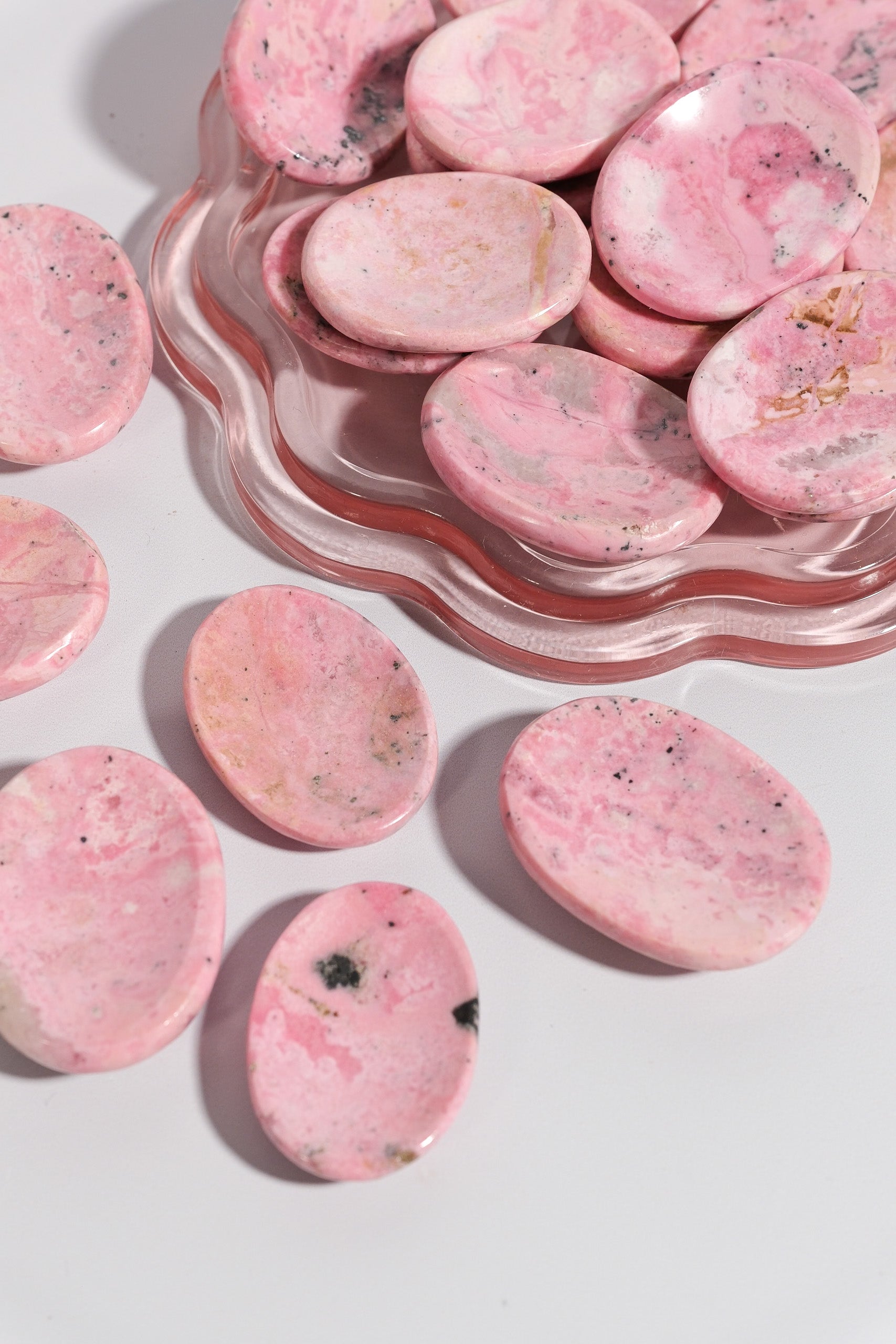 Rhodonite Worry Stone