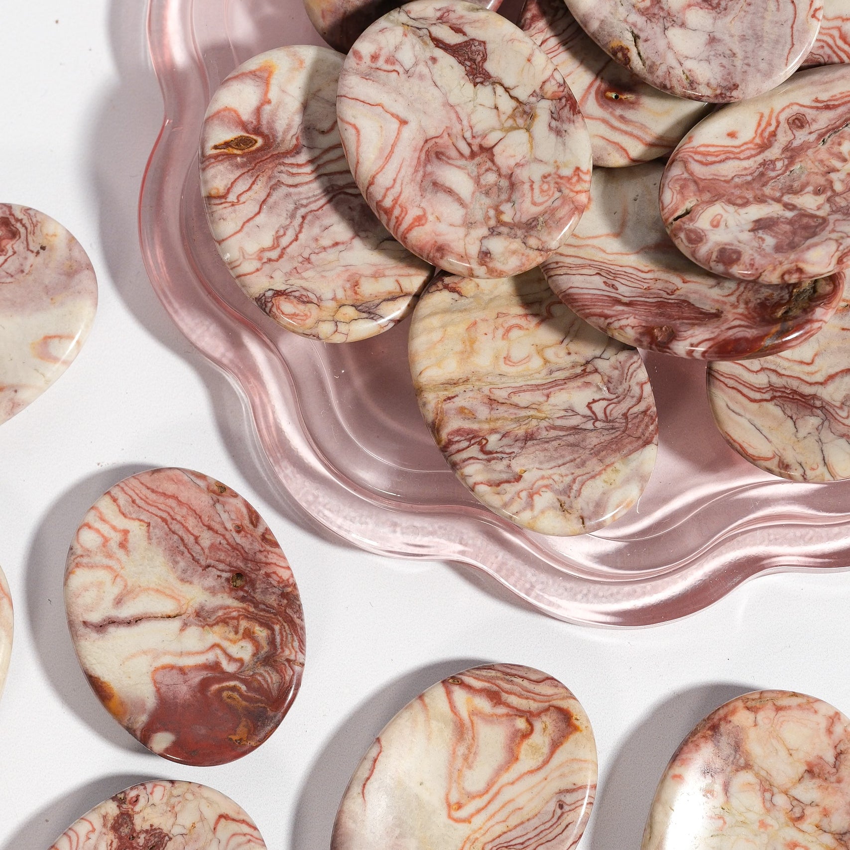 Rosetta Jasper Worry Stone