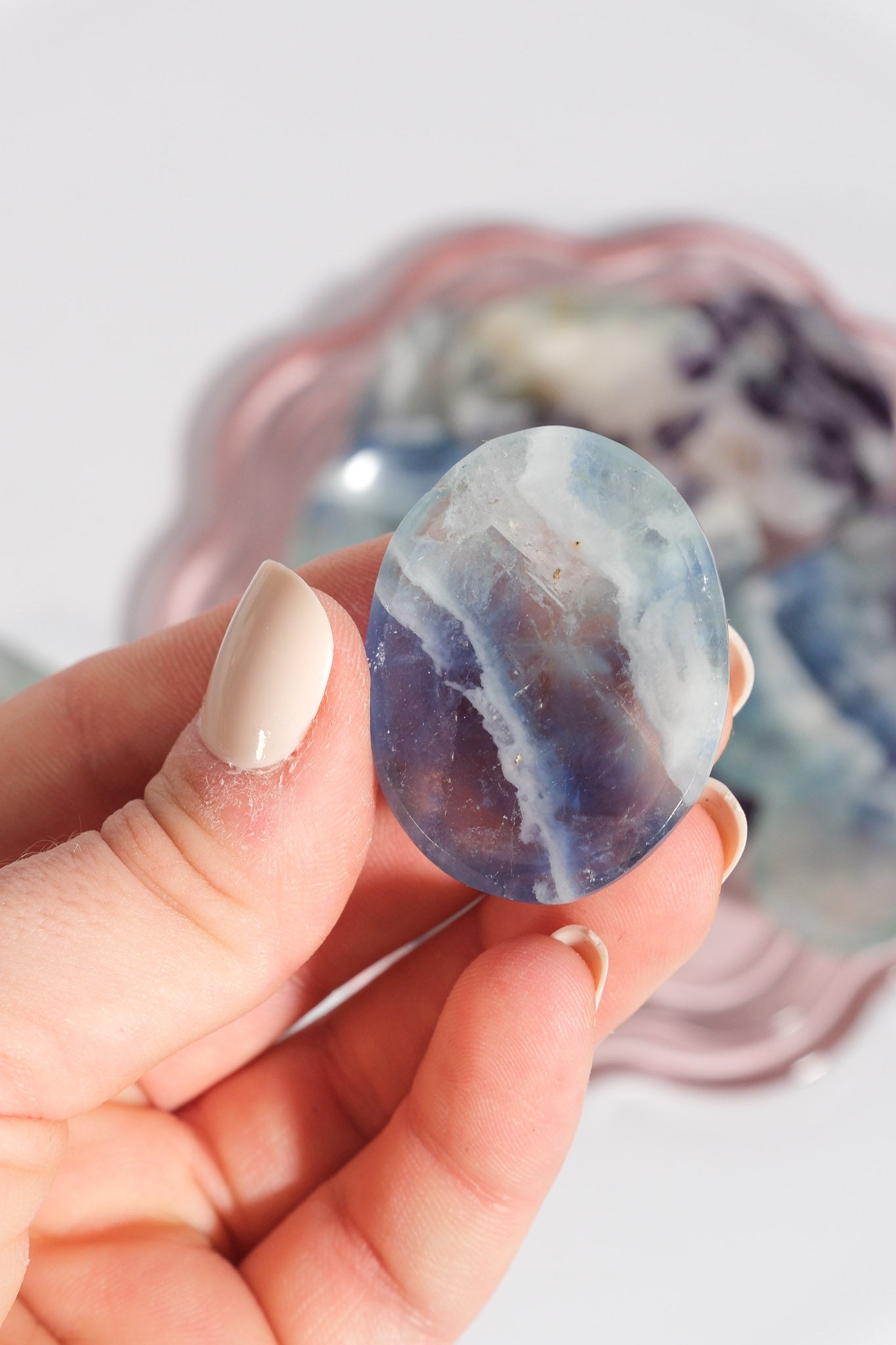 Fluorite Worry Stone
