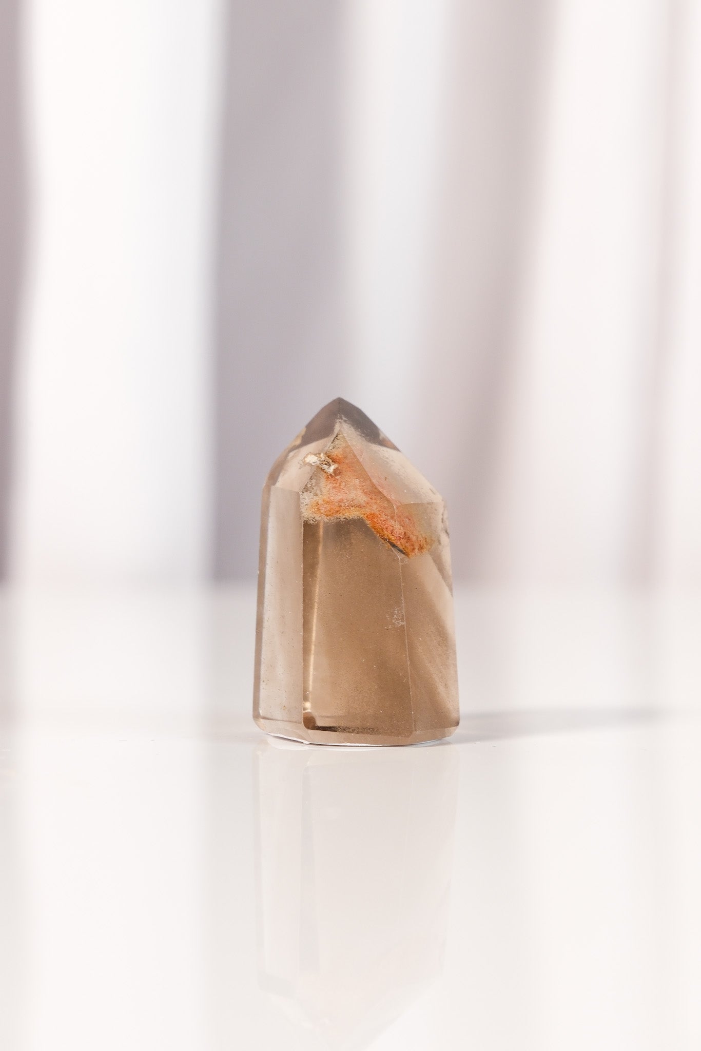 Phantom Smoky Quartz Point