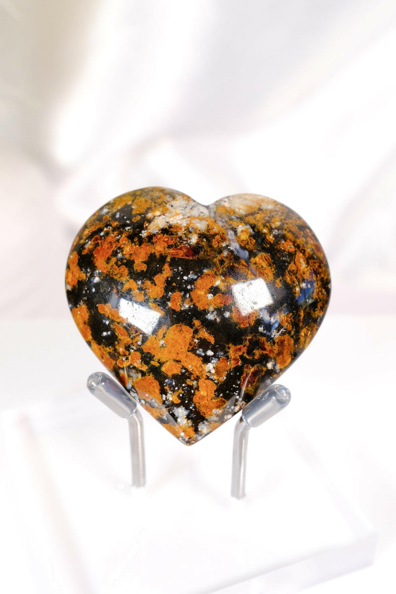 Lions Eye Jasper (Cosmic Quartz) Heart - Premium healing crystal from Stones of Virtue Australia.