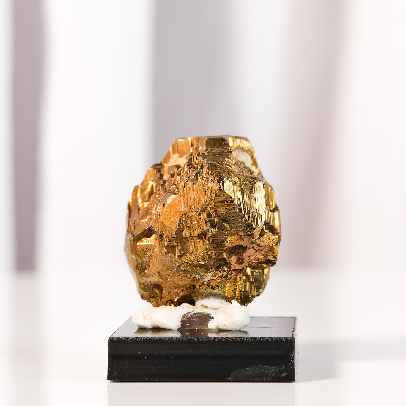 Rainbow Pyrite Cluster on Stand