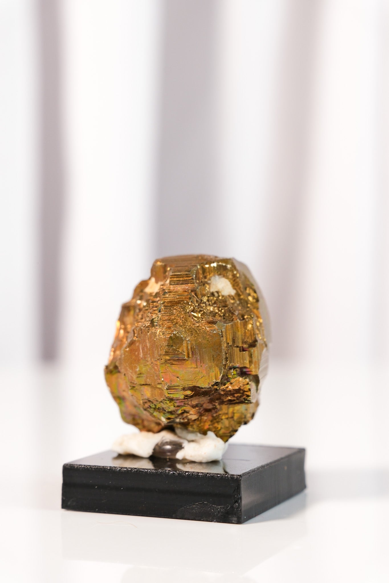 Rainbow Pyrite Cluster on Stand