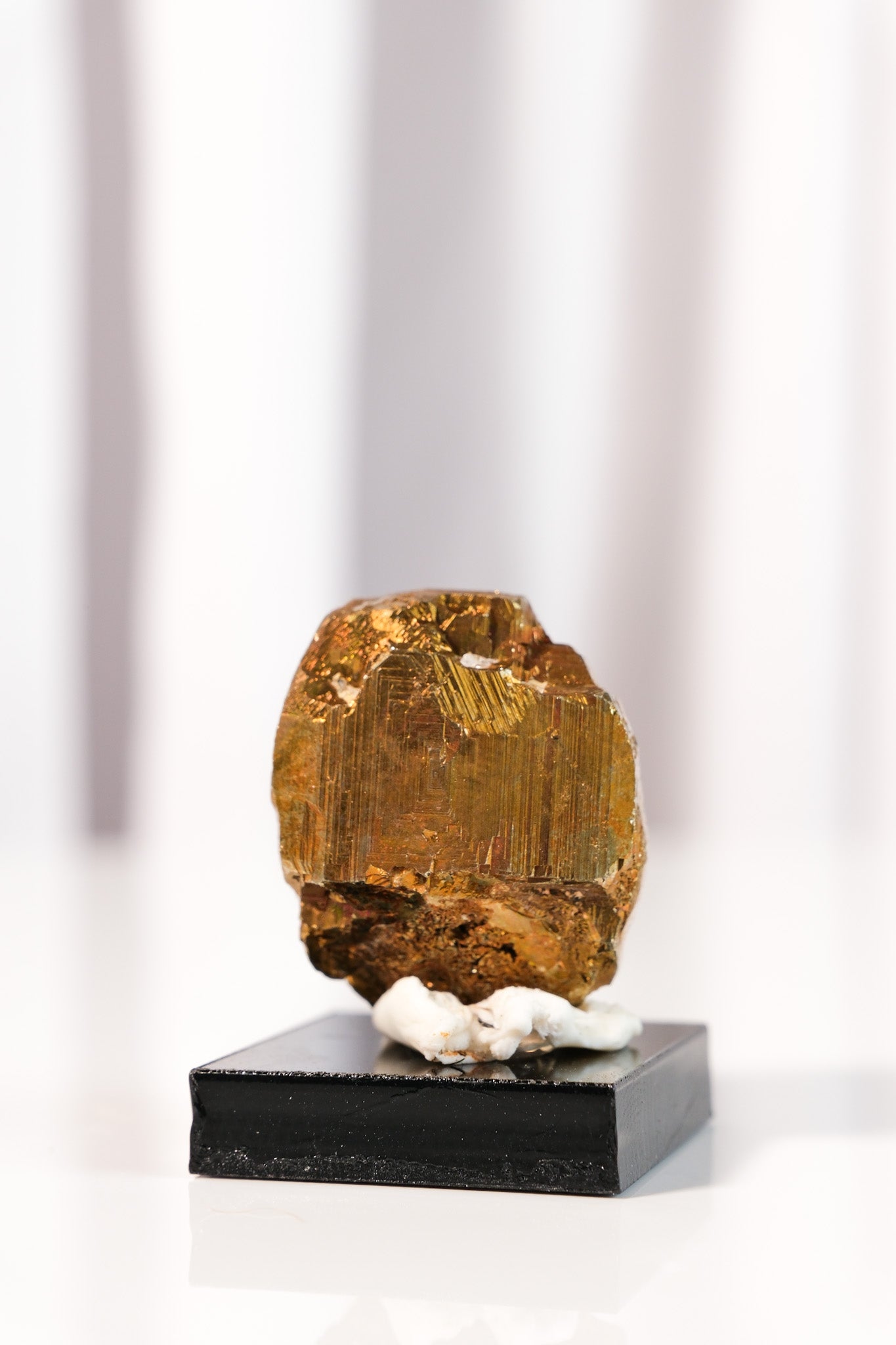 Rainbow Pyrite Cluster on Stand