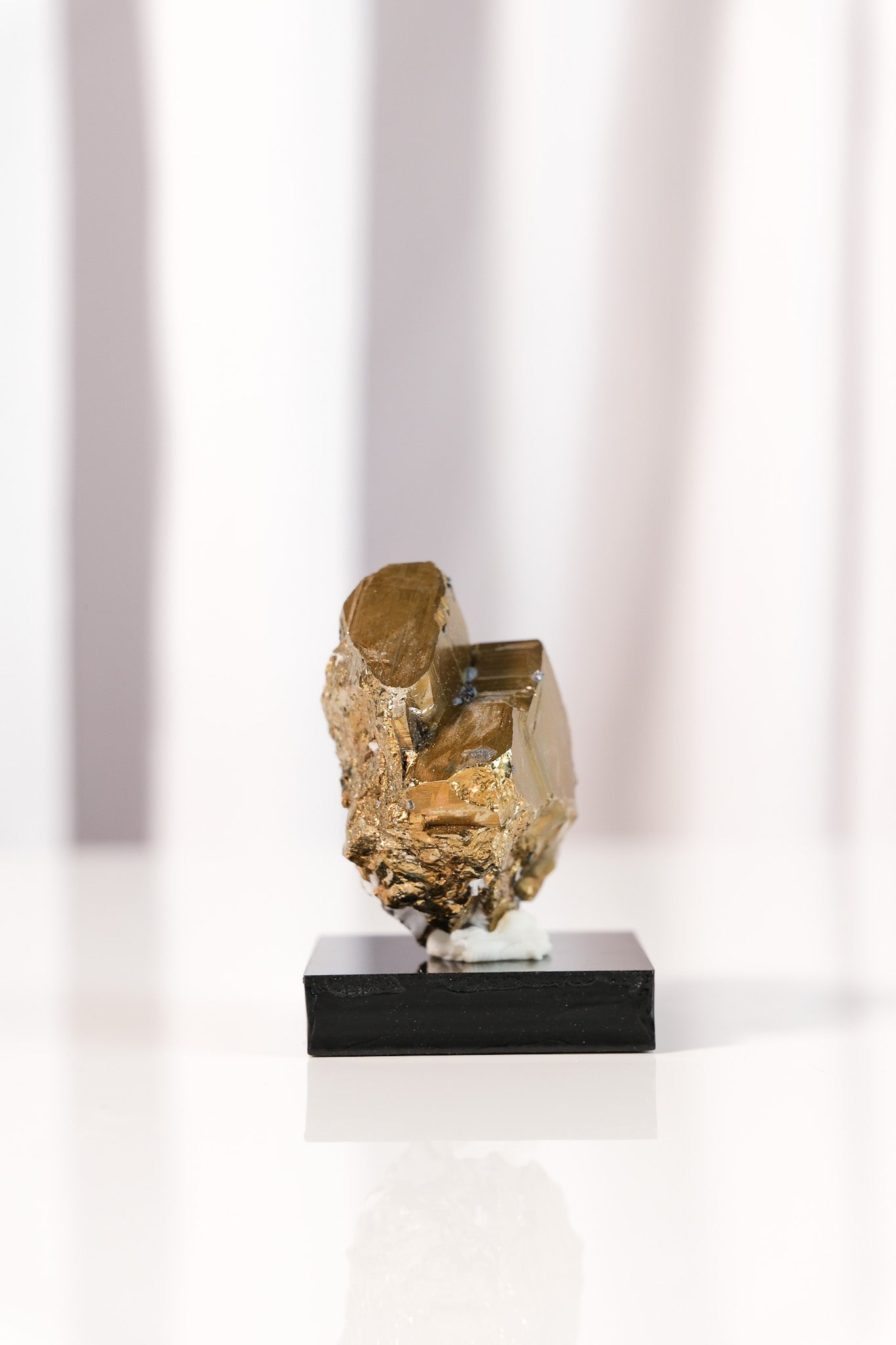 Rainbow Pyrite Cluster on Stand
