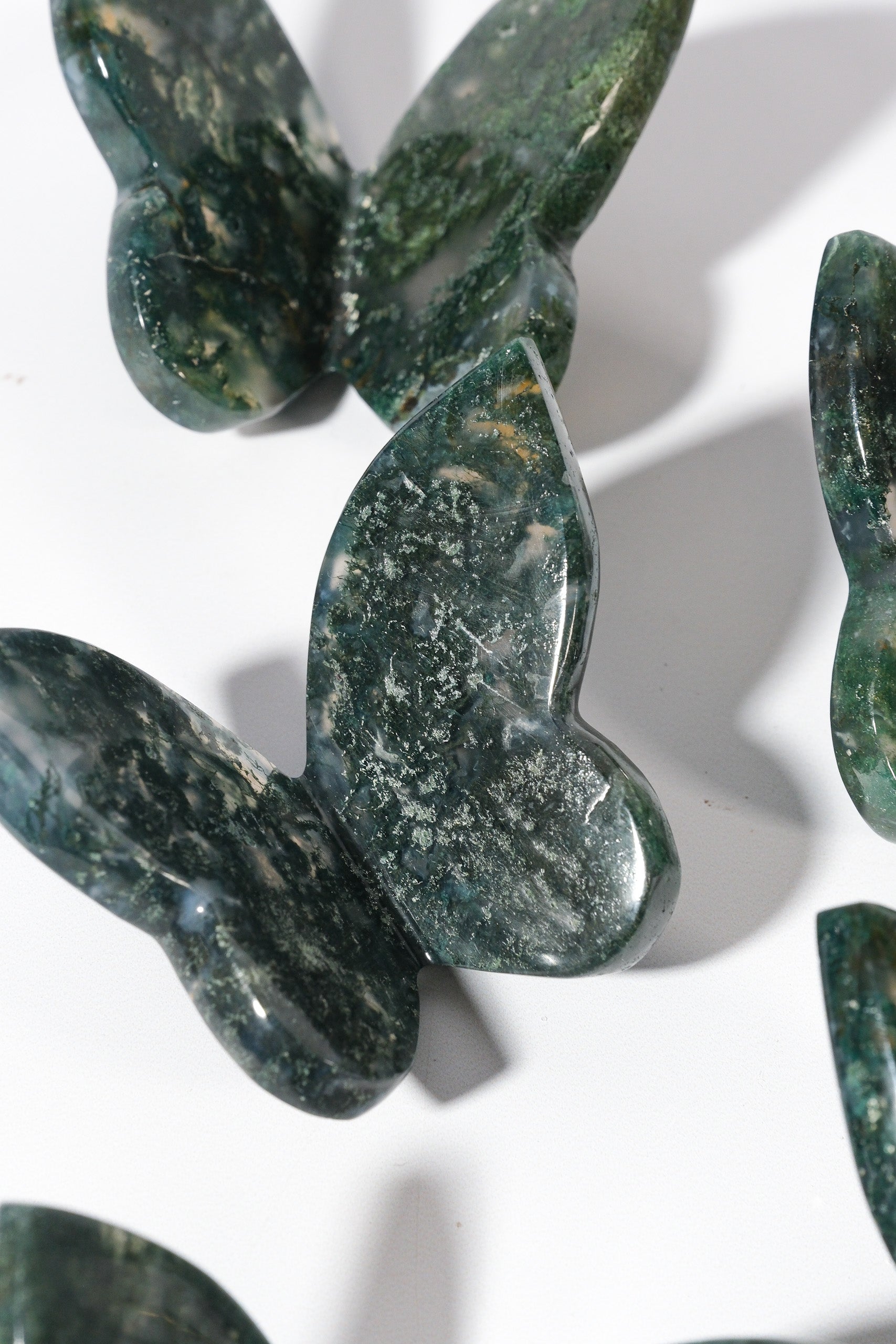 Moss Agate Butterfly