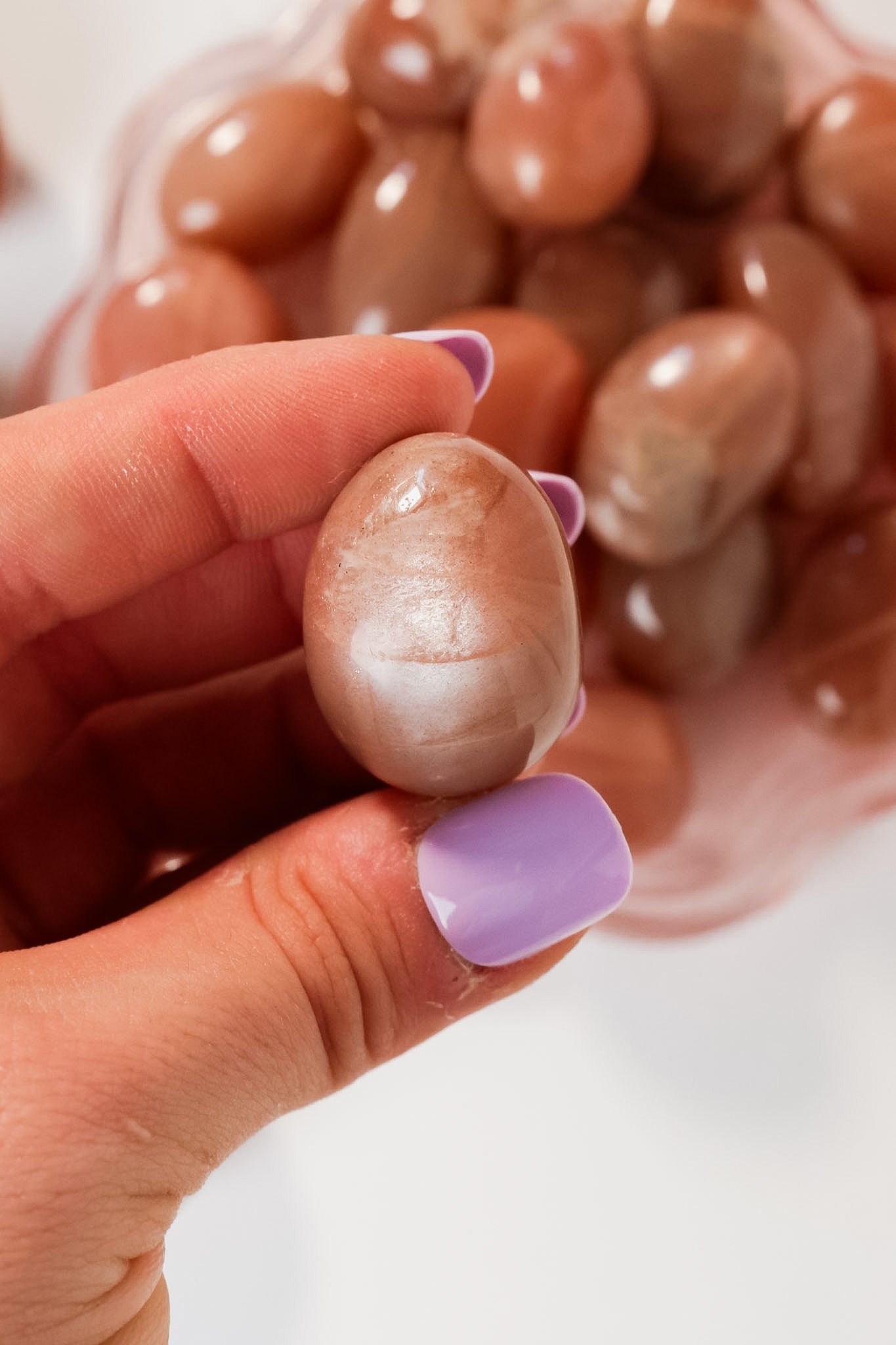 Peach Moonstone Tumble