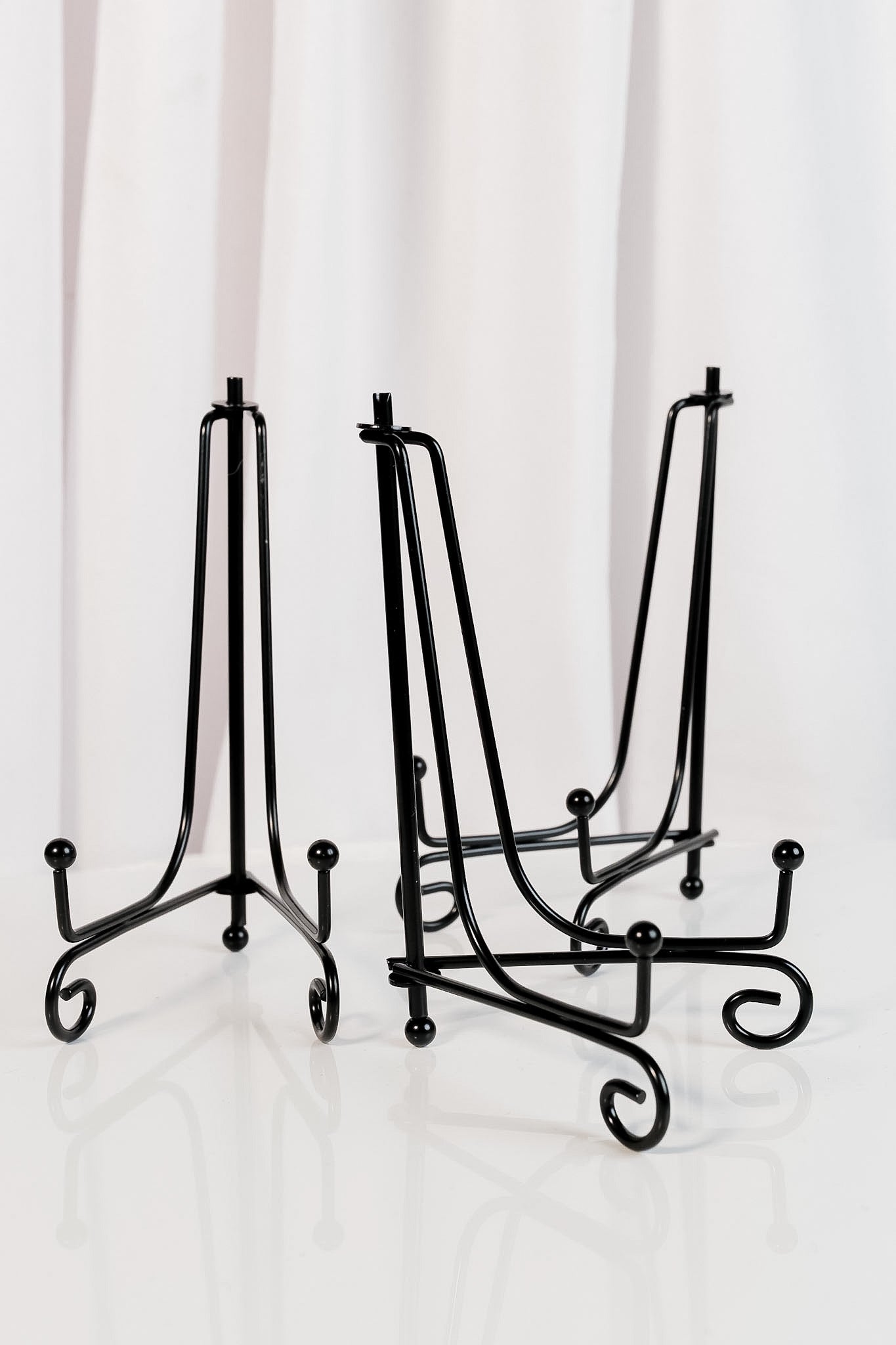 Metal Black Slab Stand