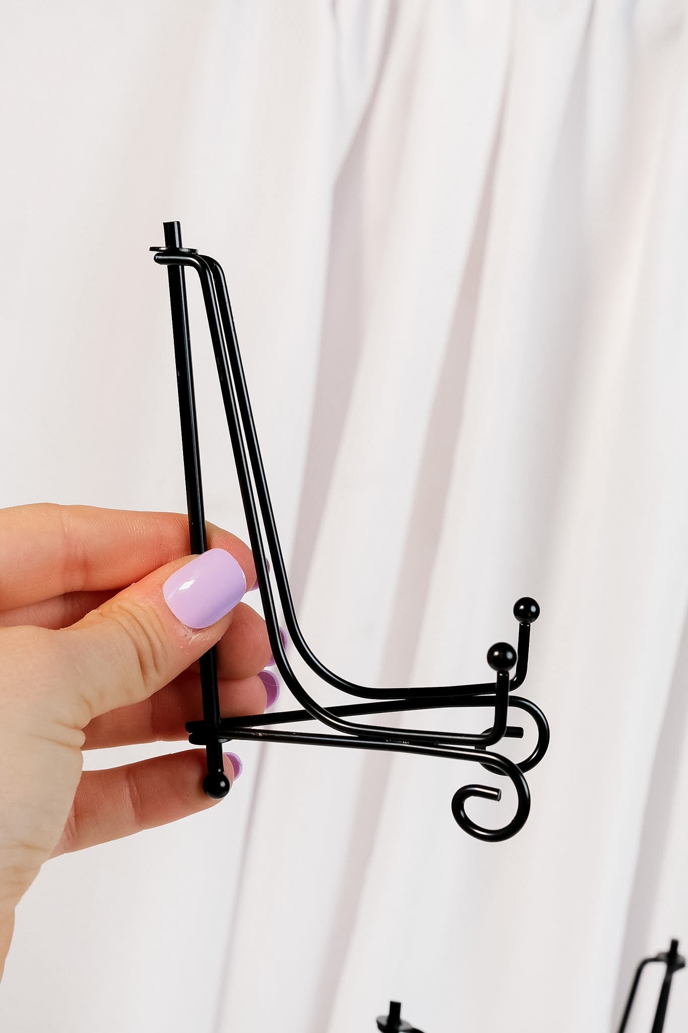 Metal Black Slab Stand