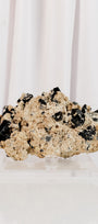 Black Tourmaline on Matrix Cluster