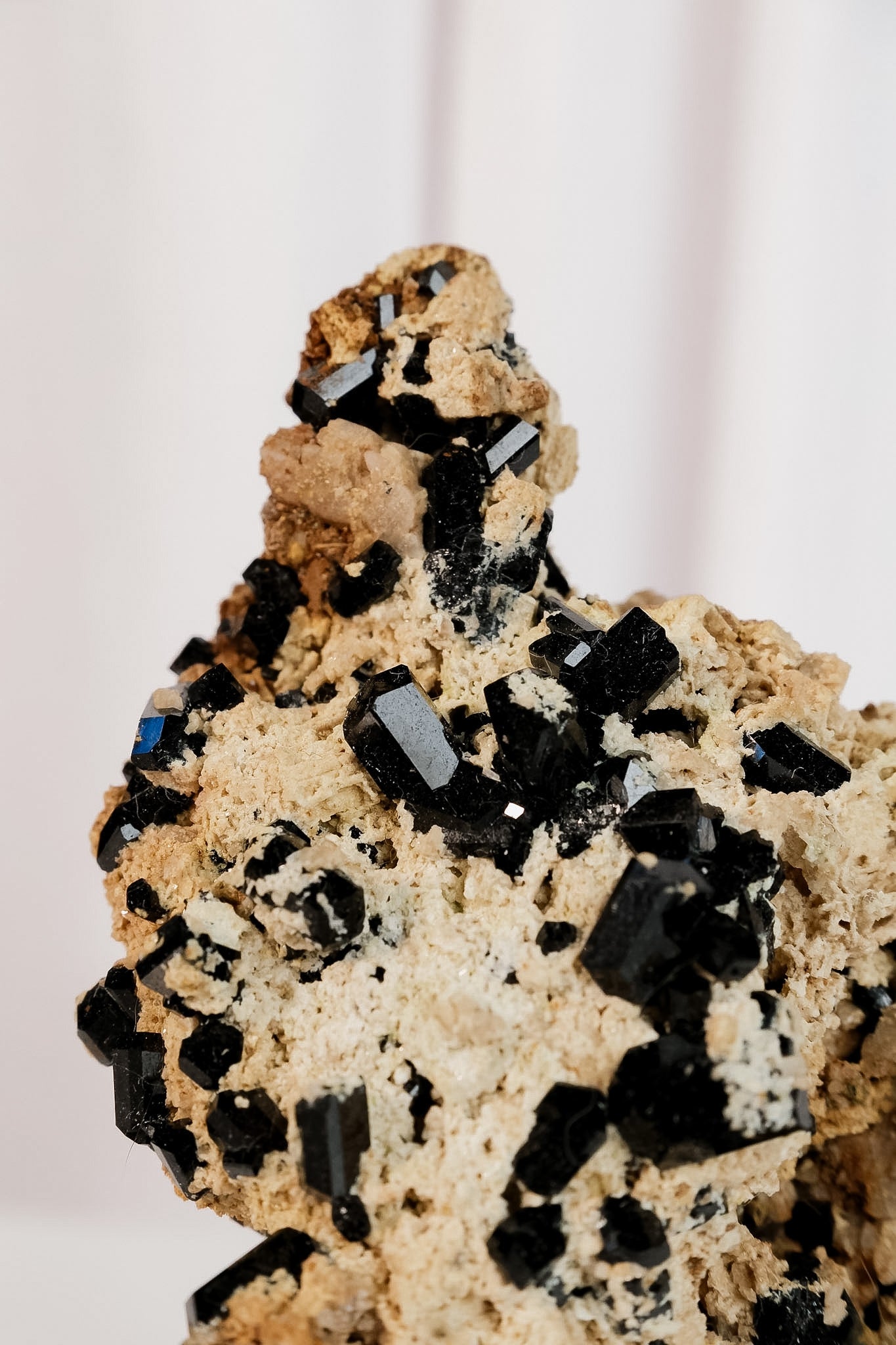 Black Tourmaline on Matrix Cluster